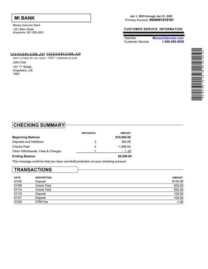 What does PPD mean on bank statement?