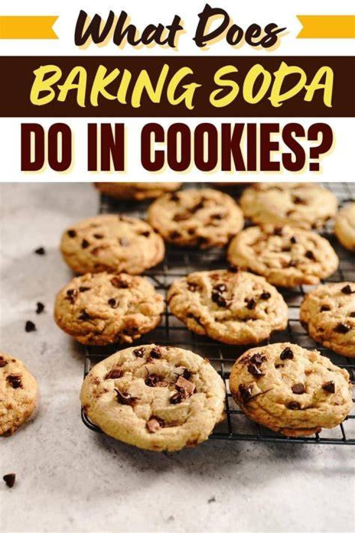 What does soda do in cookies?