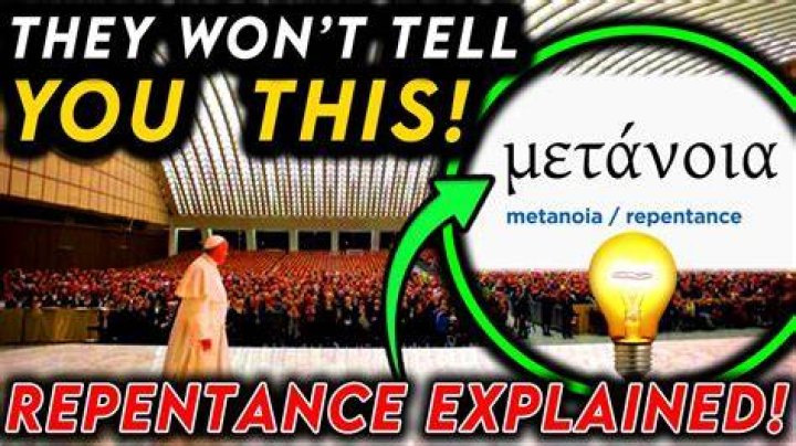 What does the Greek word for repent mean?