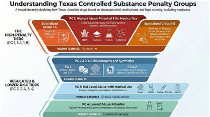 What is a controlled substance Penalty Group 1?