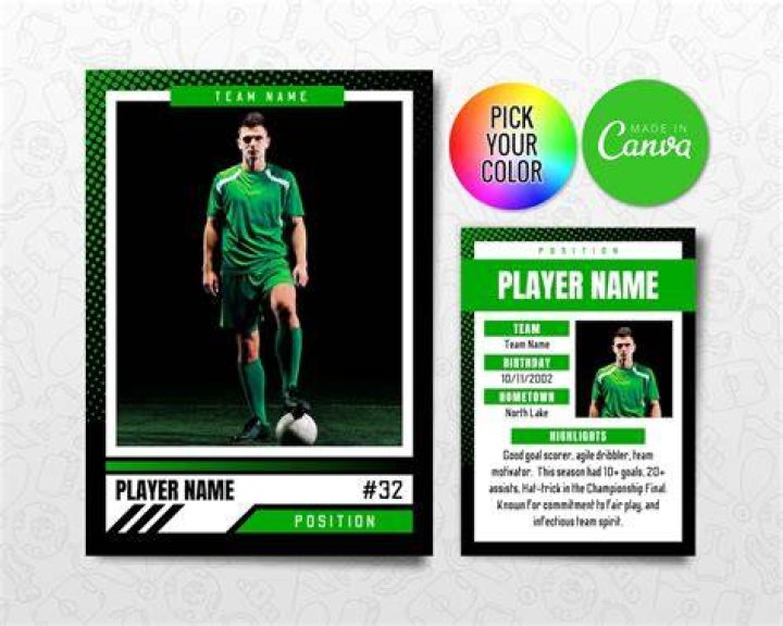 What is a player card in soccer?