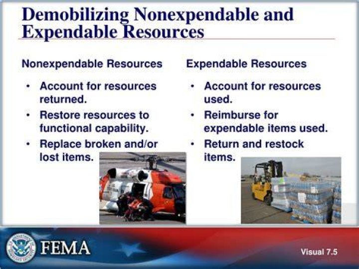 What is expendable and nonexpendable items?