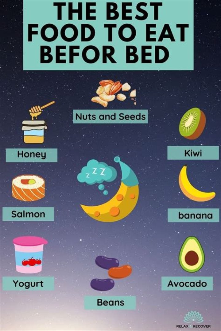 What is good to eat before bedtime?