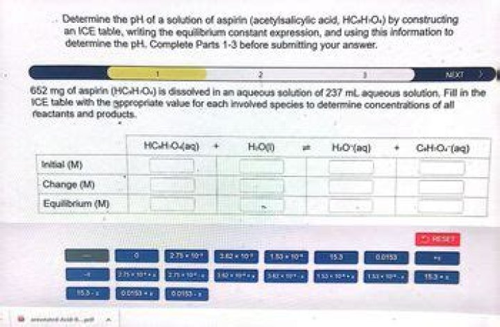 What is HC9H7O4?