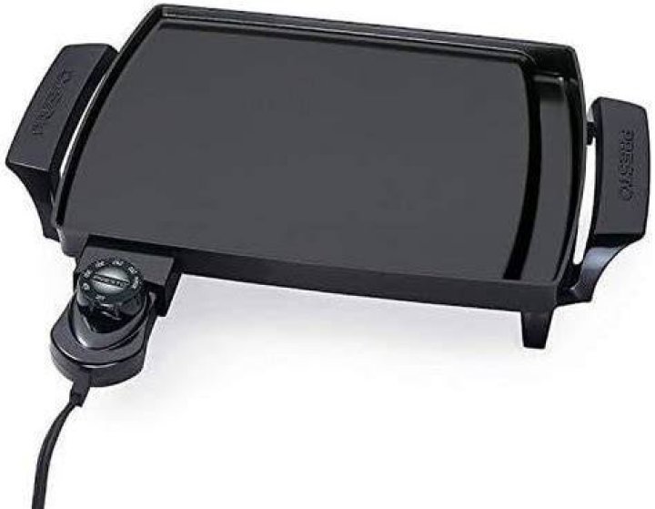 What is medium heat on a Presto griddle?