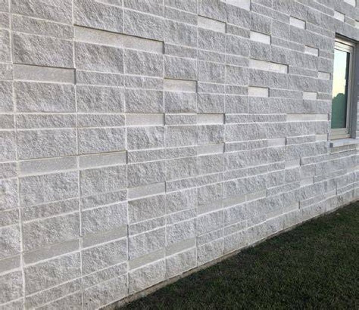 What is split-face masonry?