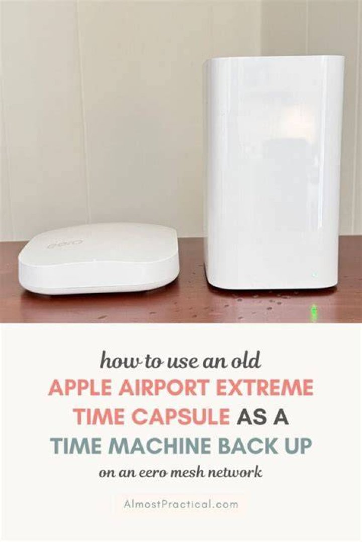 What is the Apple Time Capsule used for?