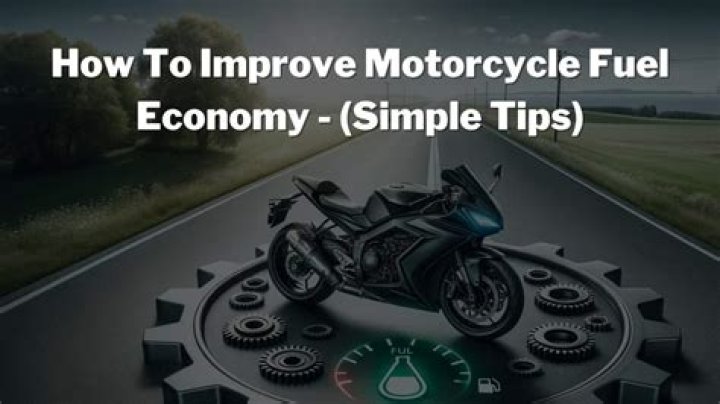What is the average fuel economy of a motorcycle?