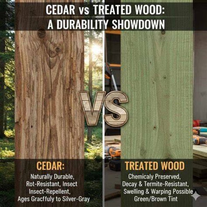 What is the best treatment for cedar wood?