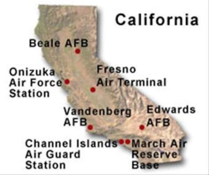 What is the biggest air force base in California?
