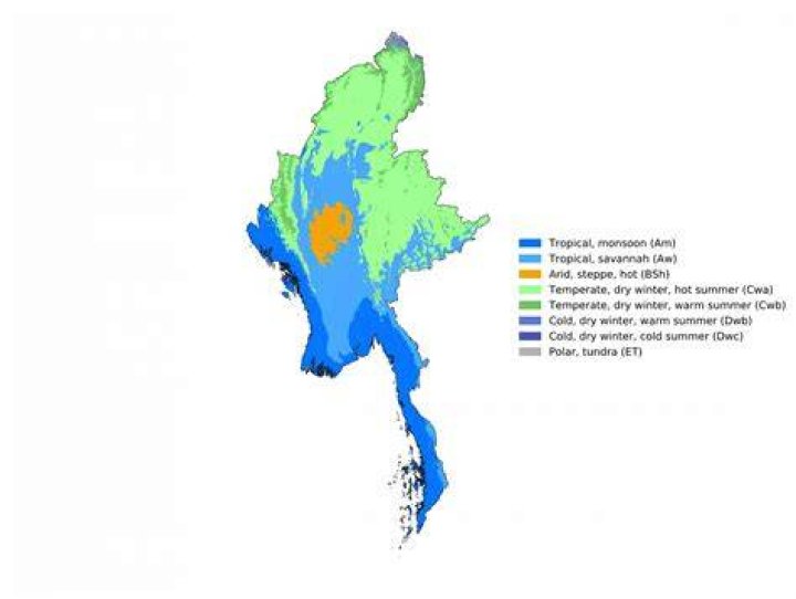 What is the climate weather in Myanmar?