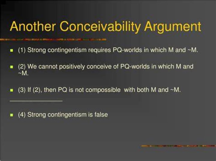 What is the Conceivability argument?