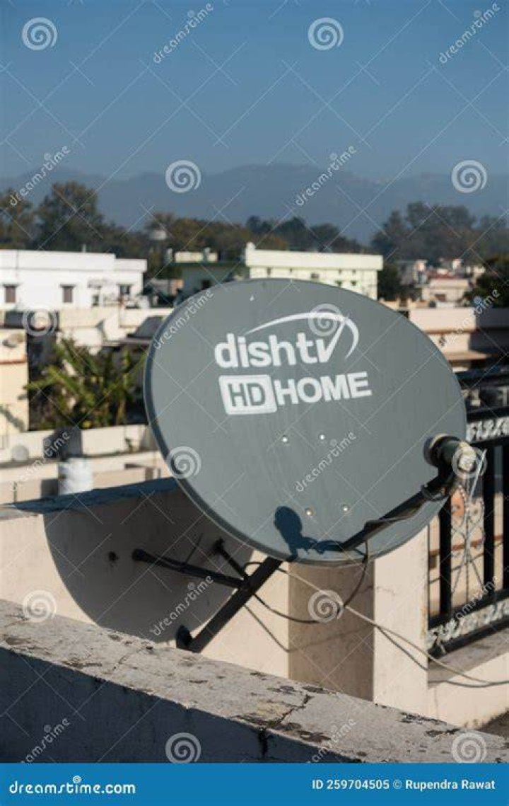 What is the direction of dish TV antenna?