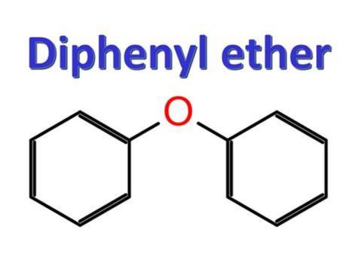 What is the empirical formula for diphenyl ether?