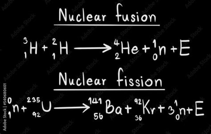 What is the equation for nuclear fission?