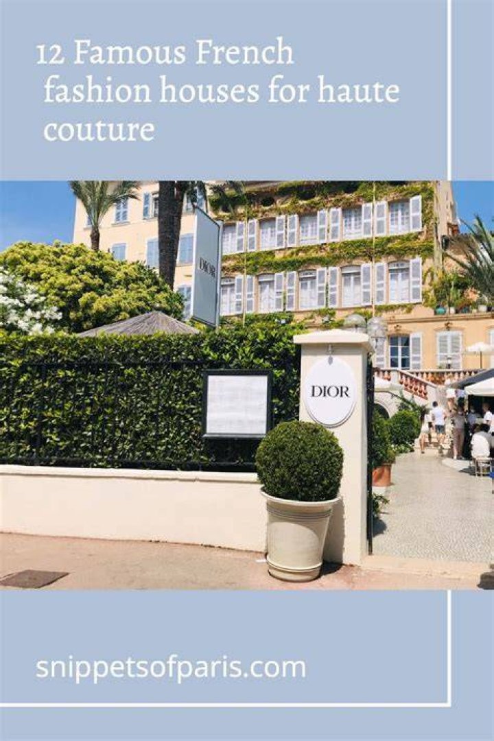 What is the French fashion house called?