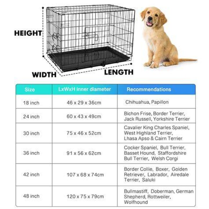What is the largest size cage for a dog?
