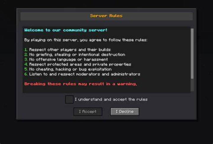 What is the minecraft server with no rules?