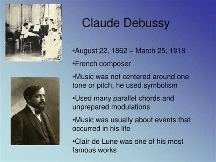 What is the music style of Claude Debussy?