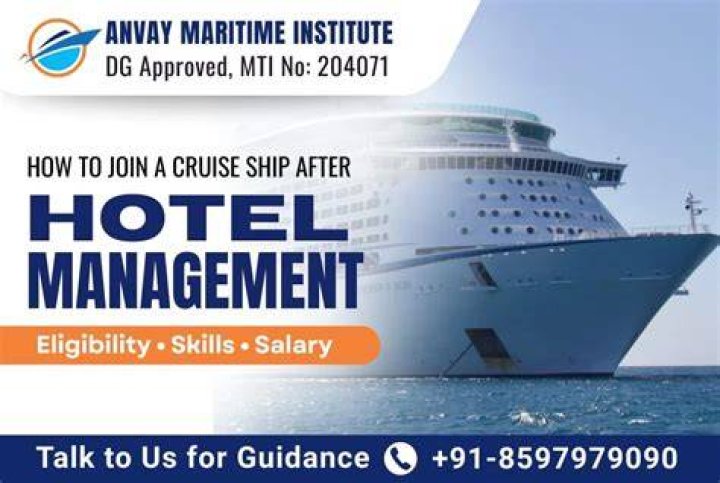 What is the salary of cruise ship hotel management?