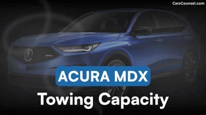 What is the towing capacity of a 2001 Acura MDX?