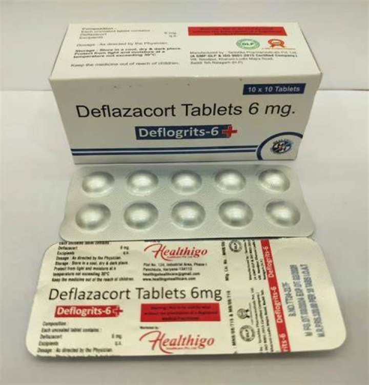 What is the use of deflazacort 6 mg?