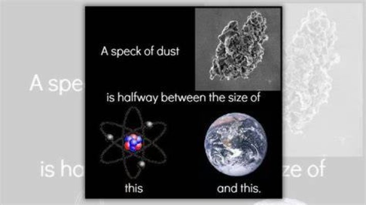 What is the weight of a speck of dust?