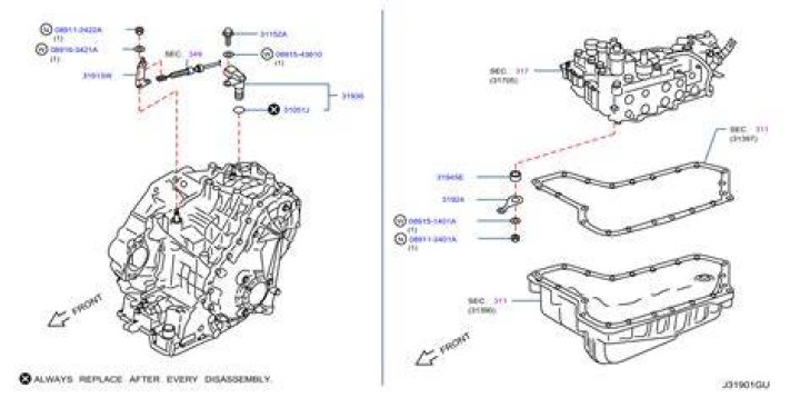 What kind of transmission does a 2006 Nissan Altima have?