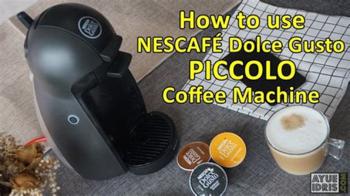 What pods does the Dolce Gusto Piccolo use?