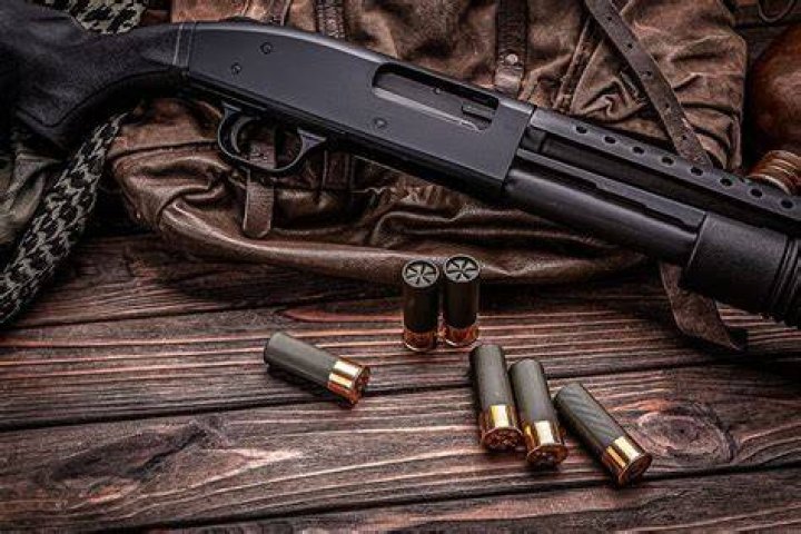 What sound does a pump action shotgun make?