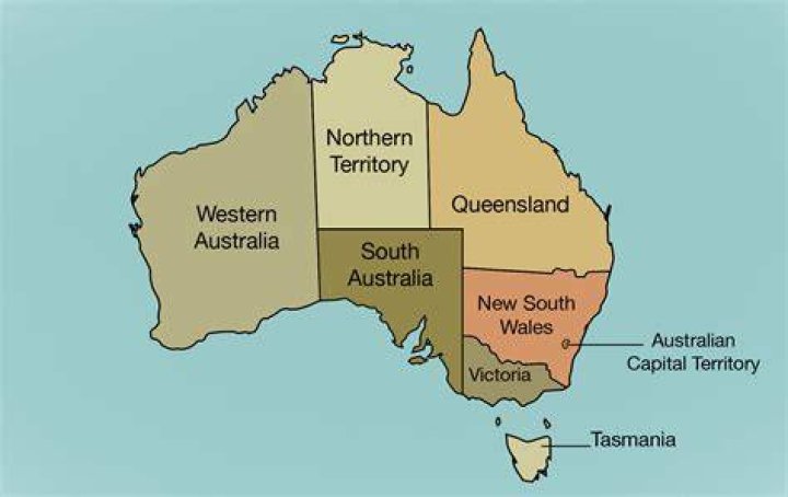 What states are in South East Australia?
