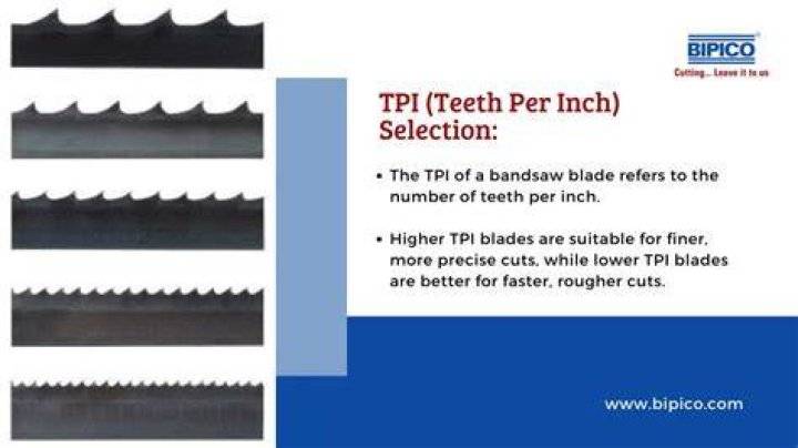 What TPI is best for cutting metal?