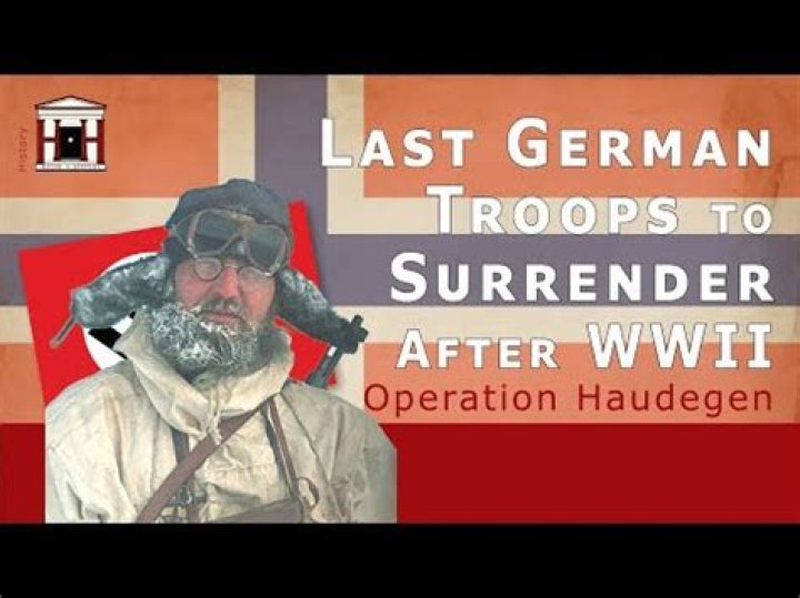 What was the last German unit to surrender ww2?