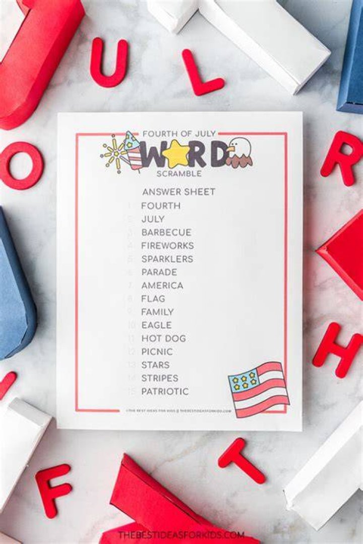 What words would you use to describe the 4th of July?