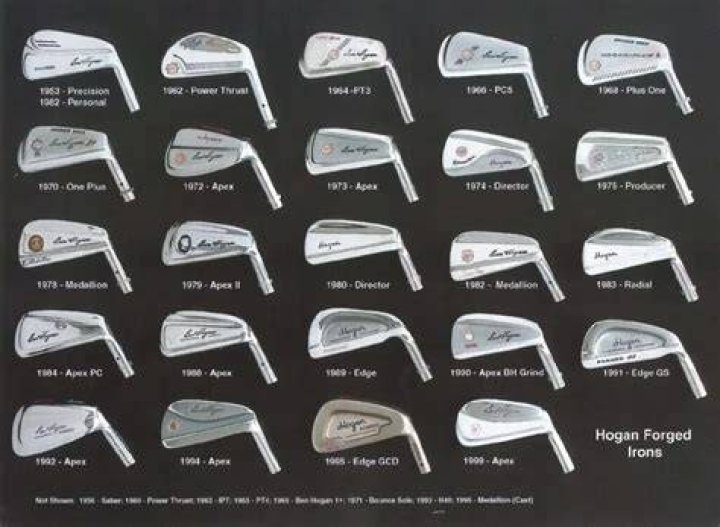 What year did Ben Hogan Edge CFT irons come out?