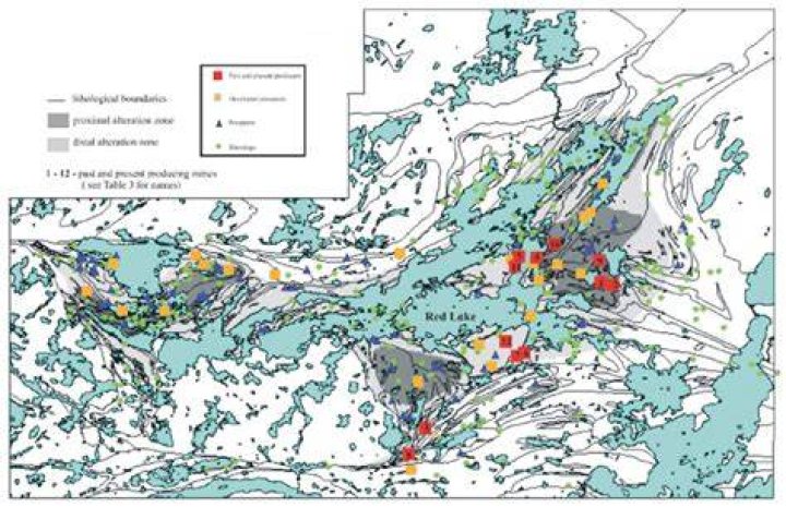 Where are Goldcorp mines located?