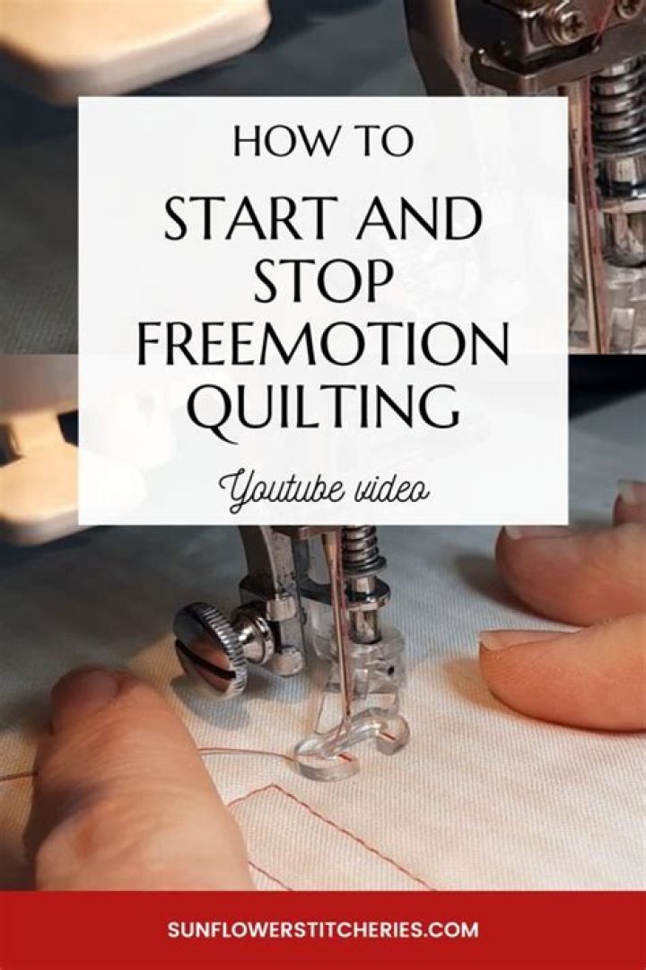 Where do you start when machine quilting?