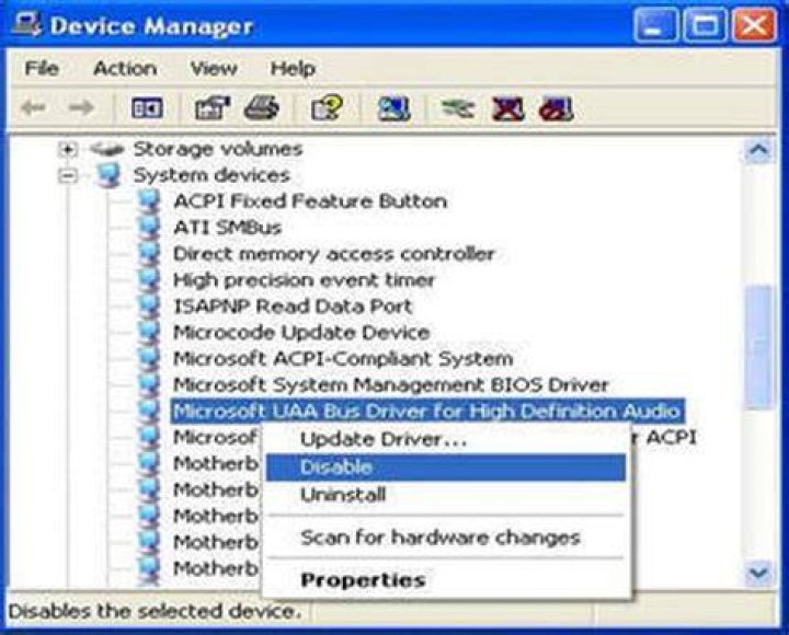 Where is Microsoft UAA bus driver for high definition audio?
