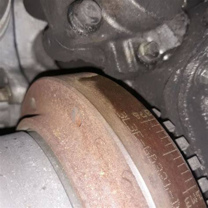 Where is the timing mark on the harmonic balancer?