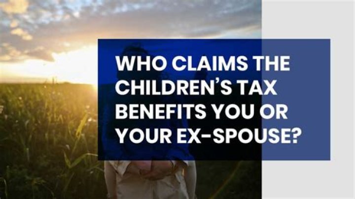 Who benefits from claiming a child on taxes?
