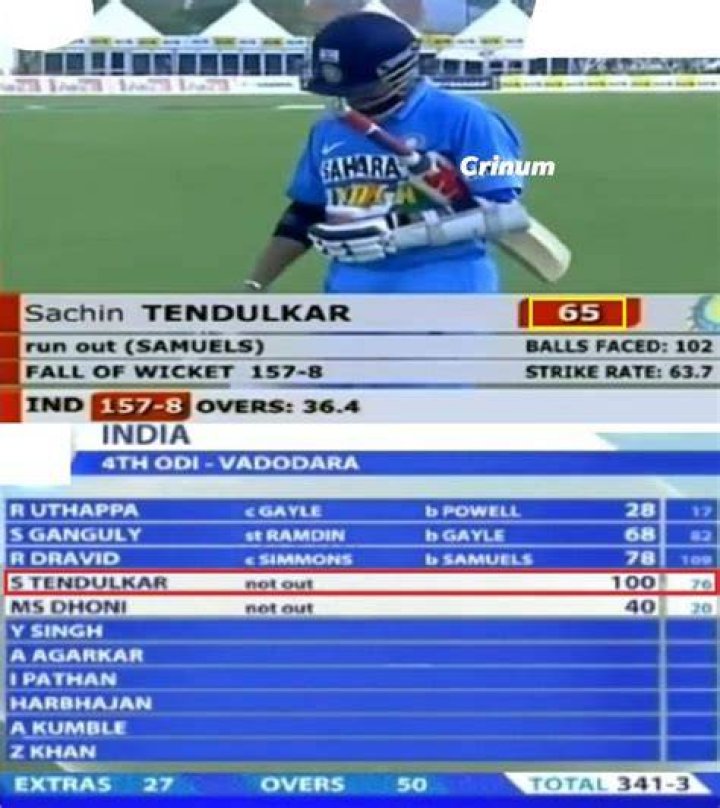 Who has got Tendulkar out the most?