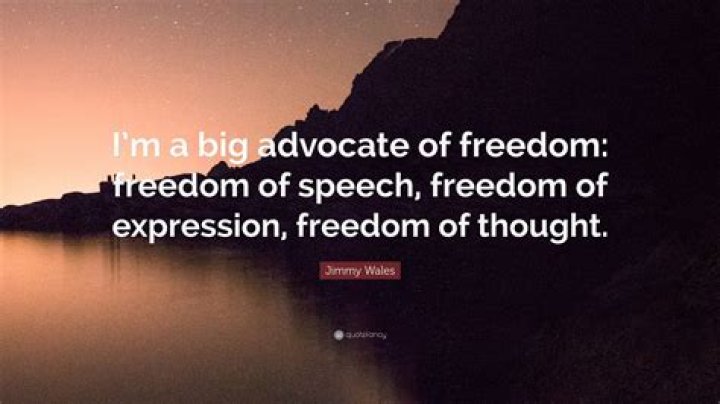 Who was an advocate for freedom of speech?
