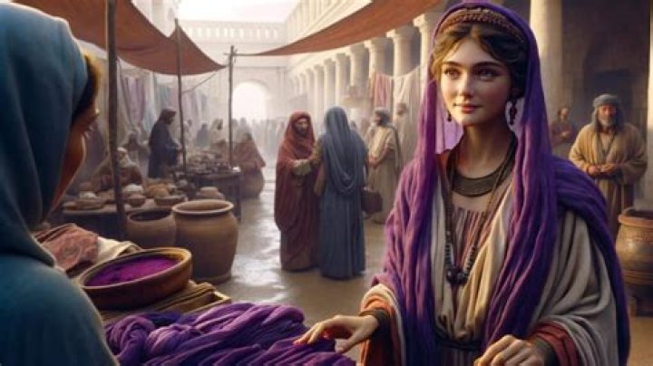 Who was Lydia the seller of purple?