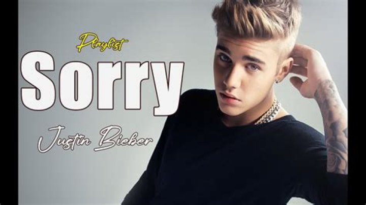 Why did Justin Bieber sing sorry?