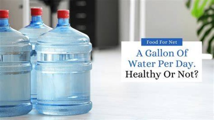 Why drinking a gallon of water a day is good for you?