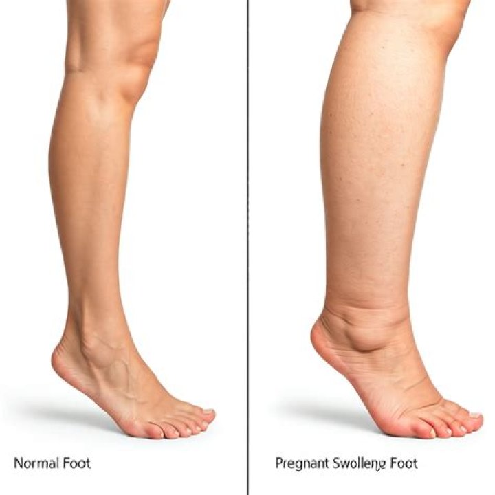 Why is only one of my legs swollen while pregnant?