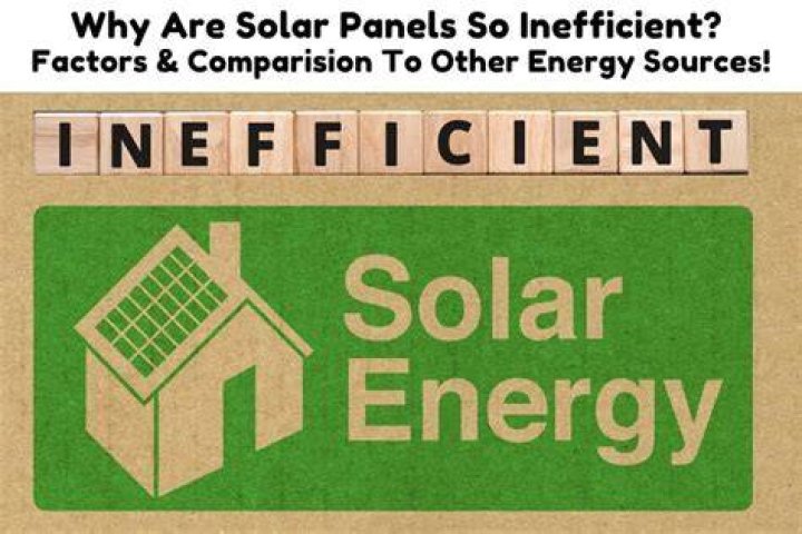 Why solar panels are so inefficient?