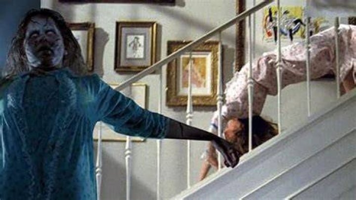 Why was the spider walk scene deleted from The Exorcist?